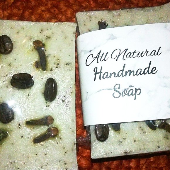 Shea Butter Coffee Soap Bar - Picture 3 of 7